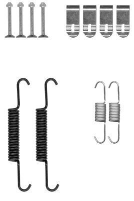 HELLA Tarvikesarja, seisontajarru 8DZ 355 202-121 8DZ 355 202-121 HELLA Tarvikesarja jarrukengät FIAT STRADA
