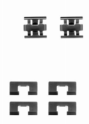 HELLA Kit accessori, pastiglia freno 8DZ 355 202-261 8DZ 355 202-261 Kit accessori, pastiglia freno HELLA HONDA CR-Z costo