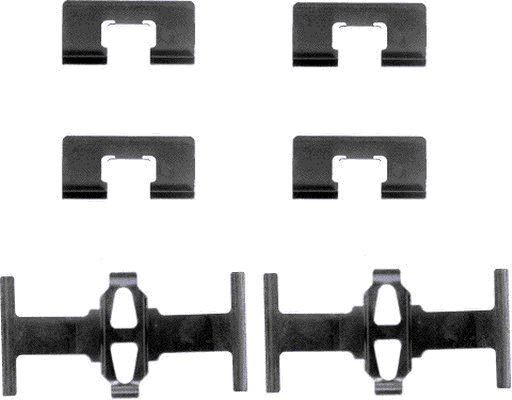 HELLA Kit accessori, pastiglia freno 8DZ 355 202-271 HELLA 8DZ 355 202-271 Kit accessori, pastiglia freno Honda Civic ED 4 prezzo