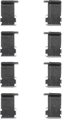 HELLA Accessory Kit, disc brake pads 8DZ 355 202-441 HELLA 8DZ 355 202-441 Mitsubishi Colt 4 brake pad fitting kit price