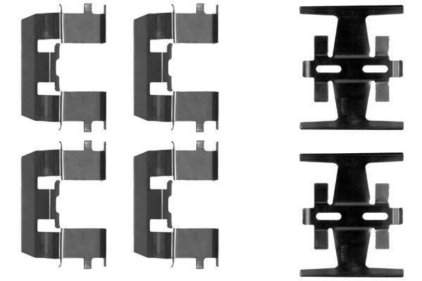 HELLA Kit accessori, pastiglia freno 8DZ 355 202-601 8DZ 355 202-601 costo Kit accessori, pastiglia freno HELLA HONDA CR-Z