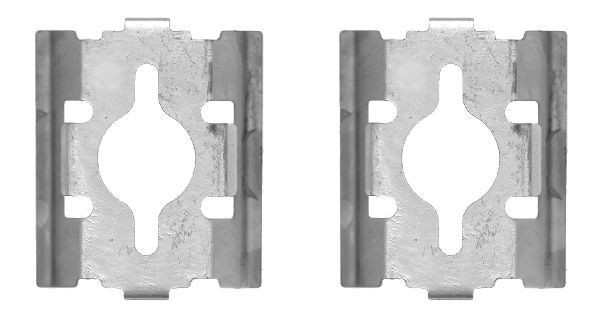 HELLA Monteringssett, bremseklosser 8DZ 355 203-071 Tibehørsett, skivebremse belegg HELLA Chevrolet SPARK 8DZ 355 203-071