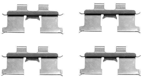 HELLA Kit accessori, pastiglia freno 8DZ 355 203-201 HELLA 8DZ 355 203-201 Kit accessori, pastiglia freno Hyundai Sonata NF originali prezzo