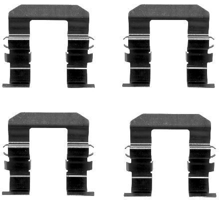 HELLA Monteringssats, bromsbelägg 8DZ 355 203-251 8DZ 355 203-251 HELLA monteringssats, bromsbelägg Opel ASTRA