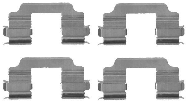 HELLA Kit accessori, pastiglia freno 8DZ 355 203-271 8DZ 355 203-271 Kit accessori, pastiglia freno HELLA OPEL ANTARA costo