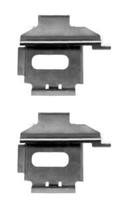 HELLA Monteringssats, bromsbelägg 8DZ 355 203-521 HELLA 8DZ 355 203-521 Monteringssats, bromsbelägg Mercedes W463 original