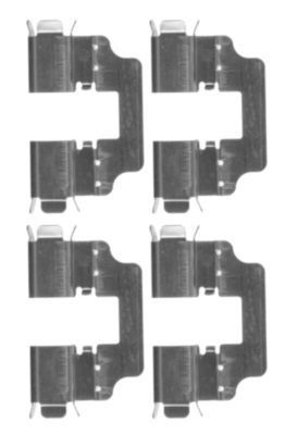 HELLA Kit accessori, pastiglia freno 8DZ 355 203-651 8DZ 355 203-651 Kit accessori, pastiglia freno HELLA HONDA CR-Z costo