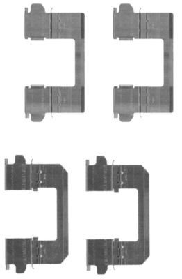HELLA Monteringssats, bromsbelägg 8DZ 355 203-771 8DZ 355 203-771 HELLA monteringssats, bromsbelägg NISSAN PICK UP