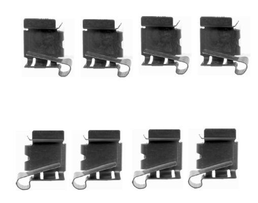 HELLA Kit de acessórios, pastilhas de travão 8DZ 355 203-871 HELLA 8DZ355203-871 Kit de acessórios, pastilhas de travão LC 500 Cabrio preço