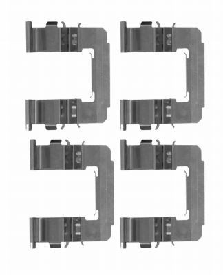 HELLA Kit d'accessoires, plaquette de frein à disque 8DZ 355 204-161 HELLA 8DZ 355 204-161 d'origine Kit d'accessoires, plaquette de frein à disque Subaru Outback BR coût