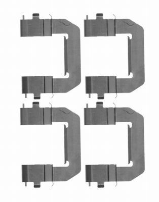 HELLA Σετ βοηθ. εξαρτημάτων, τακάκια φρένων 8DZ 355 204-221 HELLA 8DZ 355 204-221 Σετ βοηθ. εξαρτημάτων, τακάκια φρένων Opel Insignia A Hatchback φθηνά