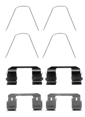 HELLA Kit accessori, pastiglia freno 8DZ 355 204-641 8DZ 355 204-641 costo Kit accessori, pastiglia freno HELLA HONDA CR-Z