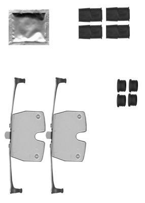 HELLA Toebehoren 8DZ 355 205-441 Remklauw reparatieset HELLA 7-serie 8DZ 355 205-441 goedkoop