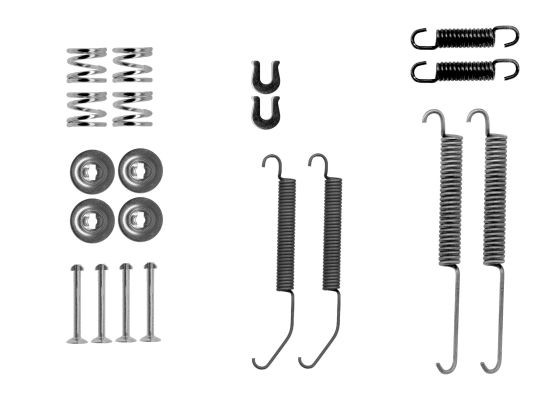 HELLA Monteringssats, bromsbackar 8DZ 355 205-851 8DZ 355 205-851 HELLA monteringssats bromsbackar MITSUBISHI PAJERO SPORT