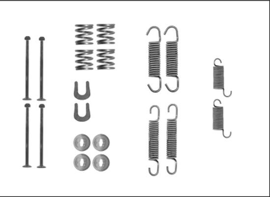 HELLA Toebehoren, remschoen 8DZ 355 206-041 8DZ 355 206-041 Toebehoren remschoen NISSAN PRIMERA HELLA