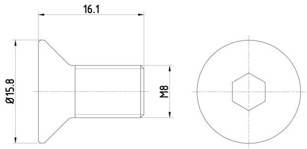 HELLA Βίδα, δισκόπλακα 8DZ 355 209-061 8DZ 355 209-061 Βίδα, δισκόπλακα HELLA LANCIA KAPPA