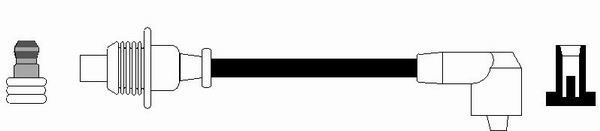 NGK Tennplugg kabel 36624 NGK 36624 Tennkabler PEUGEOT Boxer Minibuss (244) billige