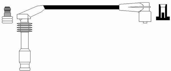 Tændkabel NGK 38922 NGK 38922: Tændkabel Opel COMBO 2014