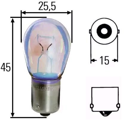 HELLA Gloeilamp 8GA 002 072-291 Chevrolet SPARK Deurlicht HELLA 8GA 002 072-291