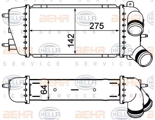 HELLA Ιντερκούλερ 8ML 376 760-714 Ιντερκούλερ HELLA C5 8ML 376 760-714 φθηνά