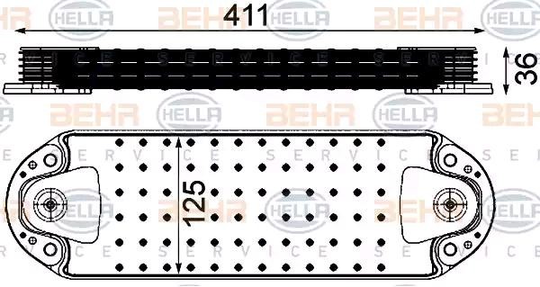 HELLA Radiatore olio motore 8MO 376 906-451 8MO 376 906-451 costo Radiatore olio HELLA VOLVO S60