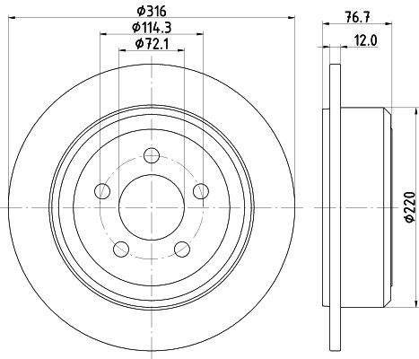 HELLA Waterpomp 8MP 376 800-614 8MP 376 800-614 Waterpomp HELLA NISSAN NAVARA
