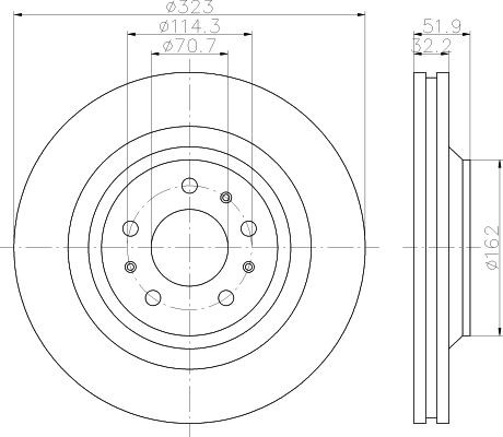 HELLA Waterpomp 8MP 376 800-714 Renault KADJAR Koelvloeistofpomp HELLA 8MP 376 800-714