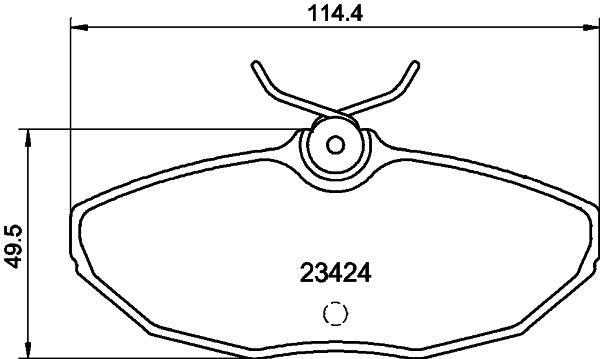 HELLA Vodné čerpadlo 8MP 376 801-594 Vodná pumpa HELLA Volvo XC40 8MP 376 801-594