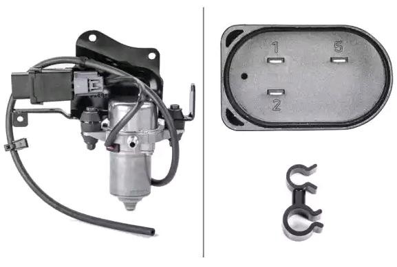 HELLA Vacuümpomp rembekrachtiger 8TG 009 428-401 8TG 009 428-401 Tandempomp PORSCHE 924 HELLA