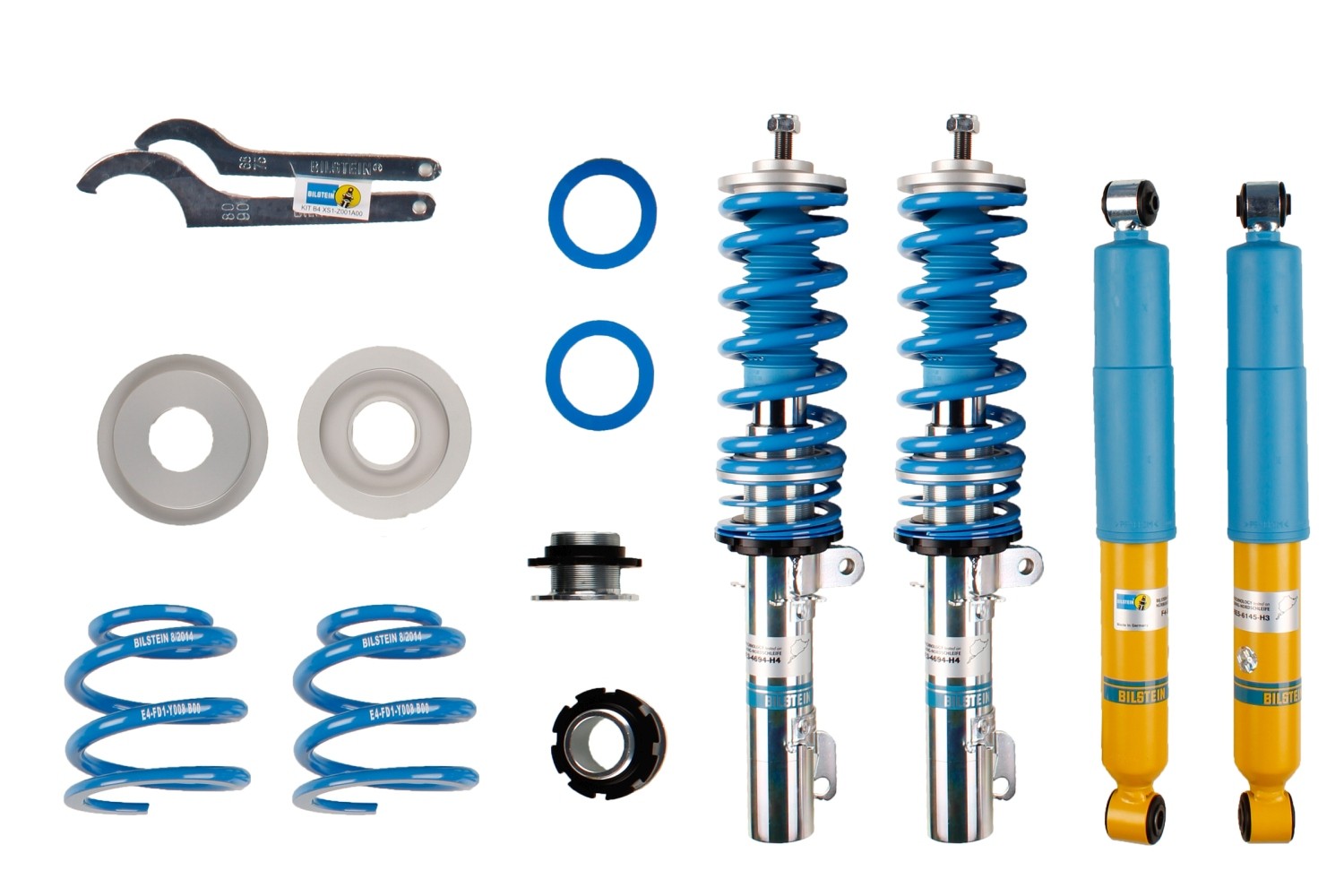BILSTEIN Stoßdämpfer-Komplettsatz mit Federn 47-080416 47-080416 - B14 PSS Sportfahrwerk ISUZU D-MAX BILSTEIN kaufen