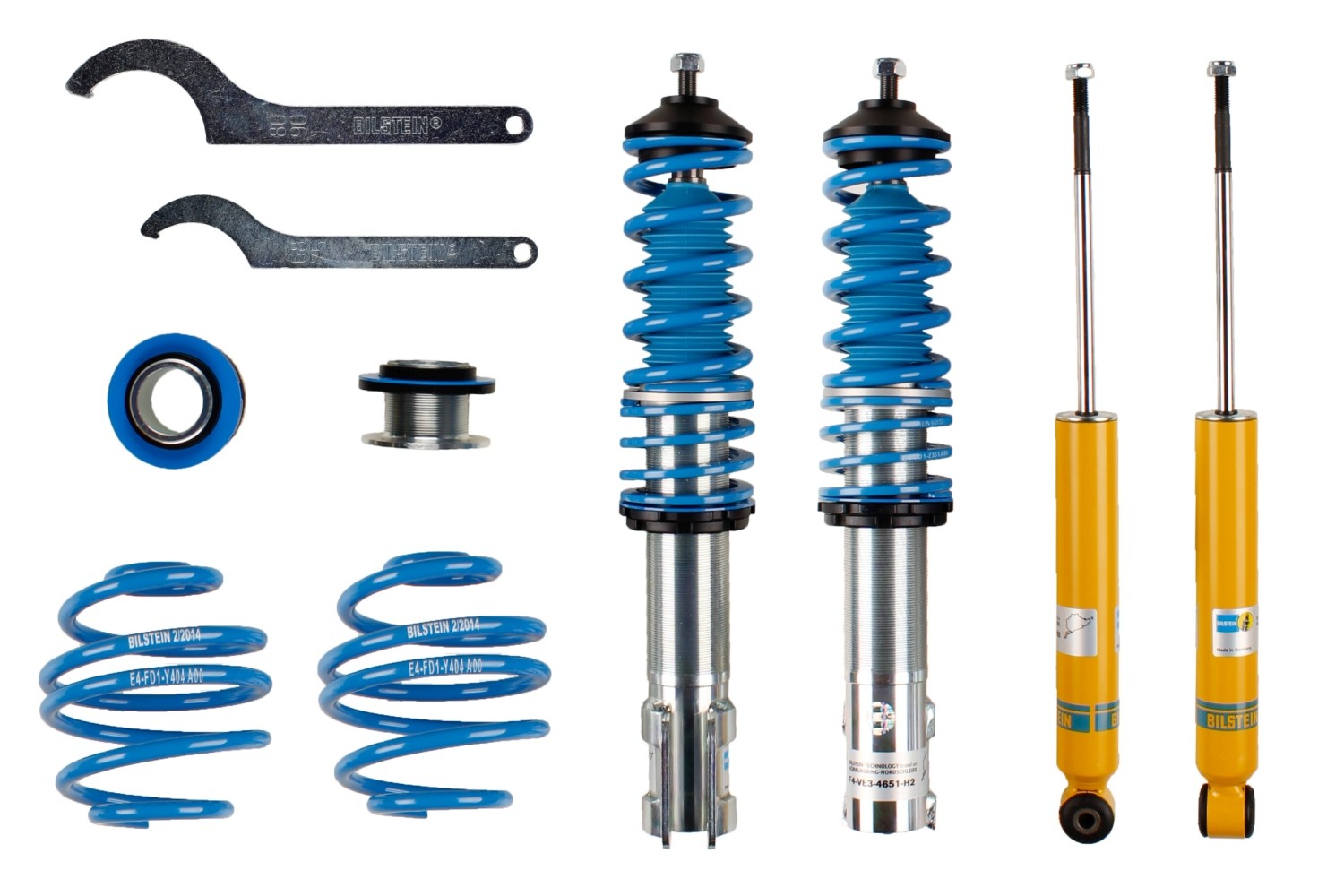 BILSTEIN Stoßdämpfer-Komplettsatz mit Federn 47-080713 47-080713 BILSTEIN - B14 PSS Sail Limousine Gewindefahrwerk kaufen