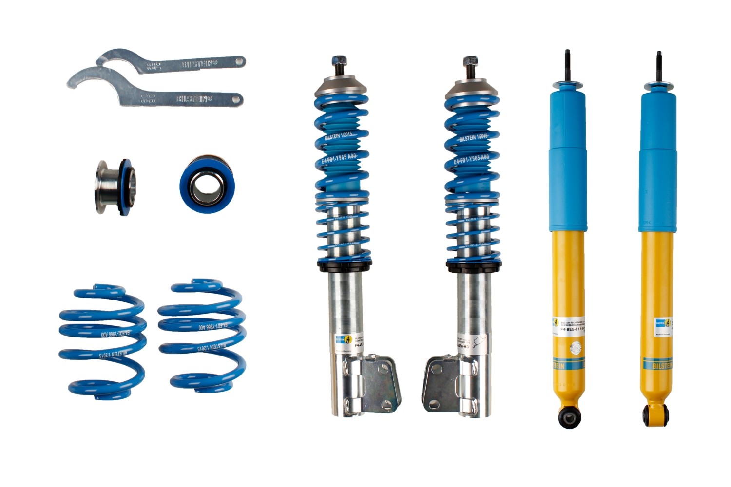 BILSTEIN Schokdemper met veer 47-087750 BILSTEIN 47-087750 originele Schroefset Kangoo III MPV kosten