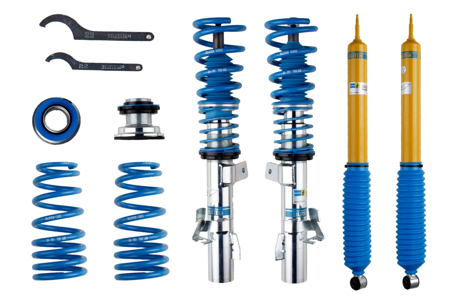 BILSTEIN Stoßdämpfer-Komplettsatz mit Federn 47-121225 47-121225 - B14 PSS Sportfahrwerk VOLVO C30 BILSTEIN kaufen