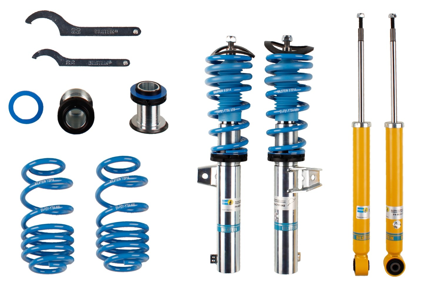 BILSTEIN Kit de suspensão, molas / amortecedores 47-127708 BILSTEIN 47-127708 Kit de suspensão molas amortecedores Seat ALHAMBRA originais