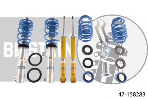 BILSTEIN Stoßdämpfer Komplettsatz mit Federn 47-158283 Gewindefahrwerk BILSTEIN Volkswagen AMAROK - B14 PSS 47-158283