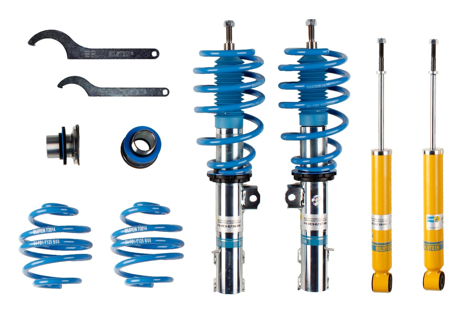 BILSTEIN Stoßdämpfer-Komplettsatz mit Federn 47-167254 BILSTEIN - B14 PSS 47-167254 Stoßdämpfer-Komplettsatz mit Federn CHEVROLET Sail Limousine Kosten