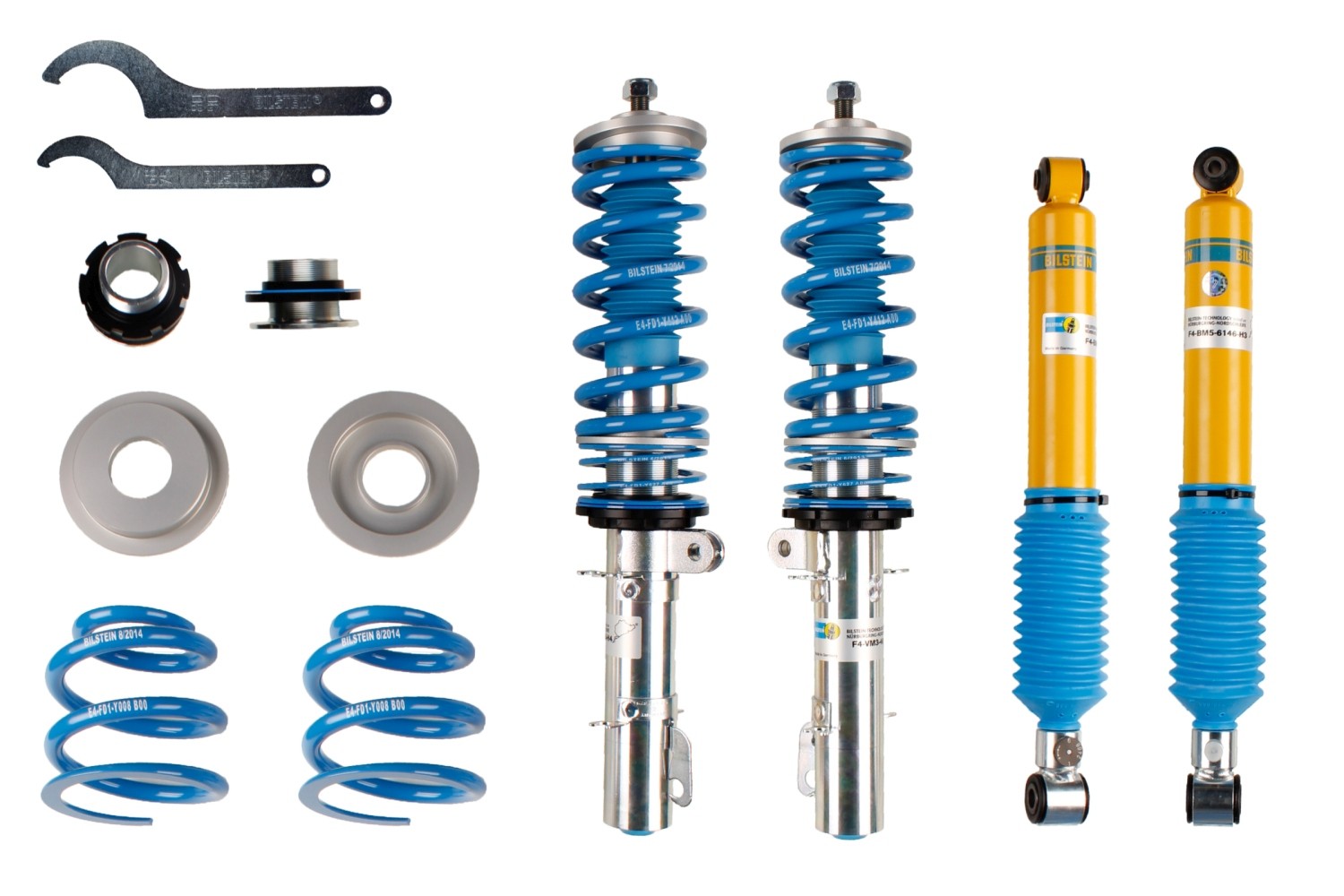 BILSTEIN Sada prużín a tlmičov 48-080422 Sada vinutých prużín tlmičov pérovania BILSTEIN MALIBU 48-080422 lacné