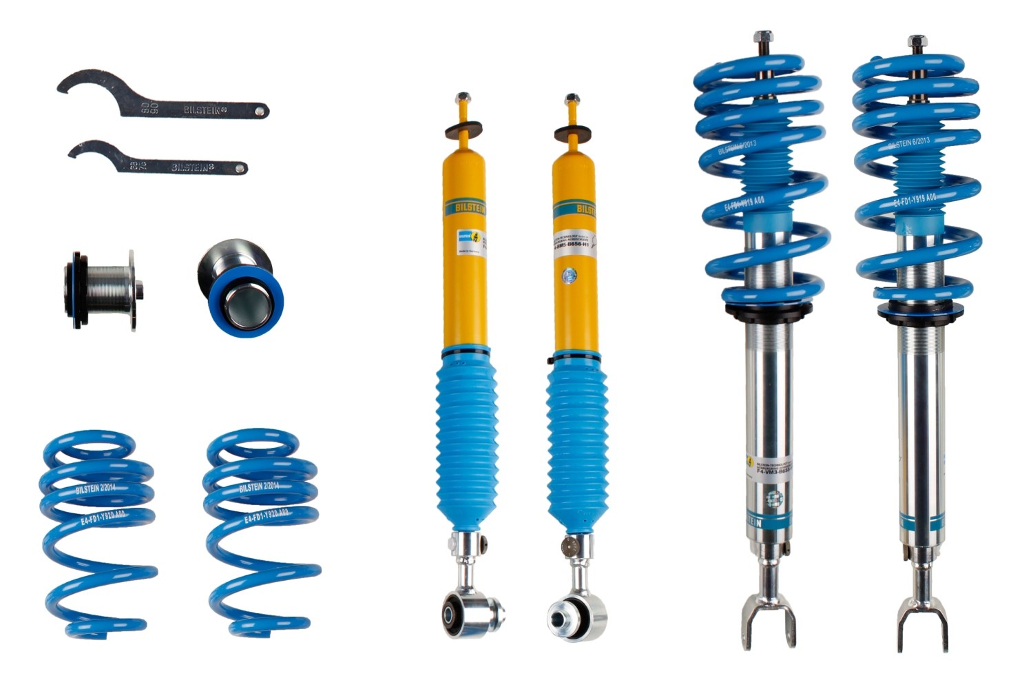 BILSTEIN Suspension kit, coil springs / shock absorbers 48-116541 48-116541 BILSTEIN suspension kit AUDI A8