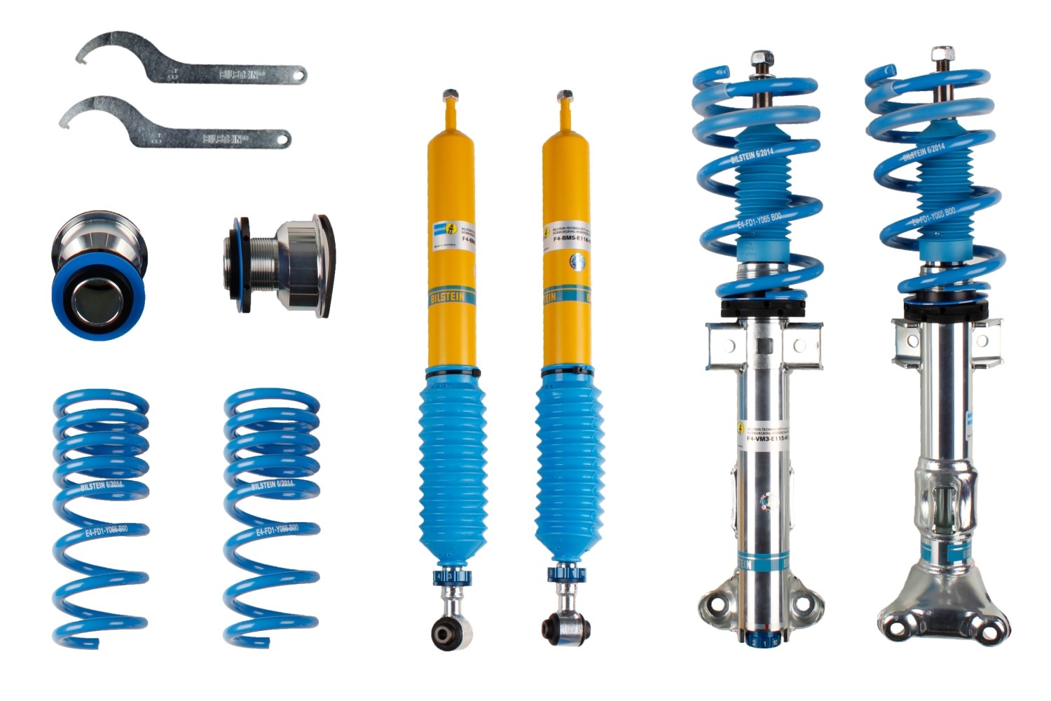 BILSTEIN Sport Kit, fjærsett / dempere 48-141147 48-141147 Sportsunderstell BILSTEIN MERCEDES-BENZ 124-serien