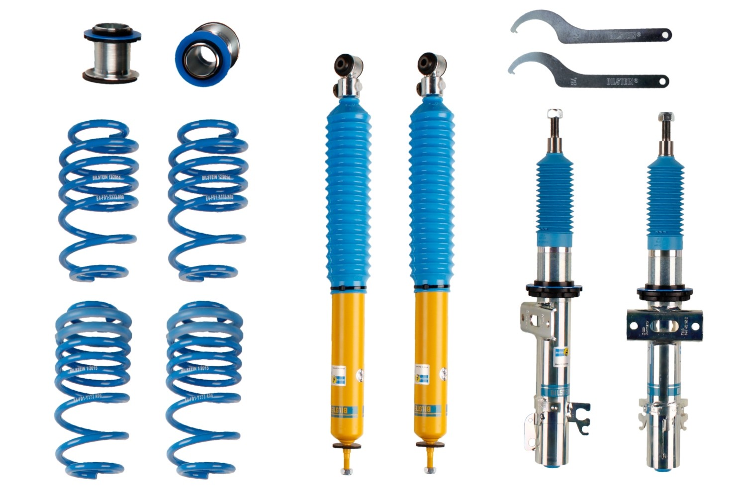 BILSTEIN Stoßdämpfer-Komplettsatz mit Federn 48-168229 Fahrwerkssatz BILSTEIN Seat INCA - B16 PSS9 48-168229