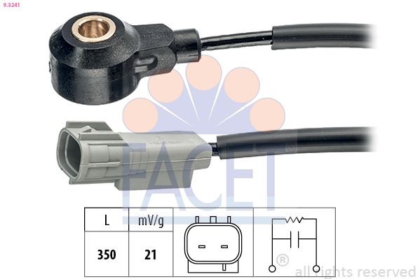 FACET Sensore di detonazione 9.3241 9.3241 costo Sensore di detonazione FACET NISSAN KUBISTAR