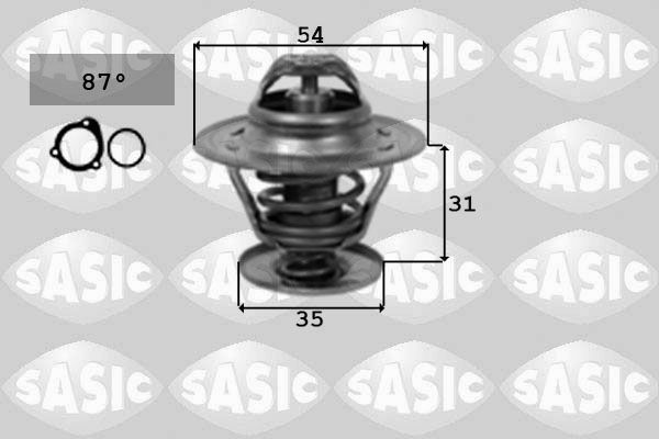 SASIC Kühlwasserthermostat 9000161 Thermostat SASIC Seat CORDOBA 9000161