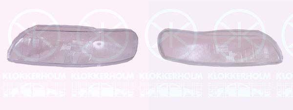 KLOKKERHOLM Strålkastarglas 90370254 90370254 KLOKKERHOLM lyktglas huvudstrålkastare VOLVO XC60