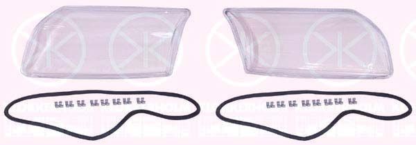 KLOKKERHOLM Lygteglas, forlygte 90470251 Lygteglas forlygte KLOKKERHOLM Audi A6 90470251
