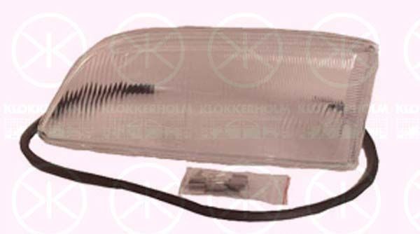 KLOKKERHOLM Headlight lens 90500251 OPEL ZAFIRA KLOKKERHOLM headlight lens 90500251