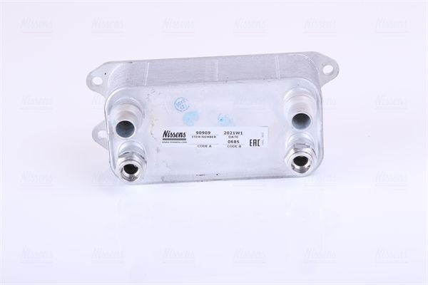 NISSENS Oliekoeler, automatische transmissie 90909 Oliekoeler automatische transmissie NISSENS RAPID Kasten 90909 goedkoop