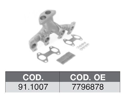 ASSO Colector de escape 91.1007 coche Colectores de escape ASSO 91.1007 comprar