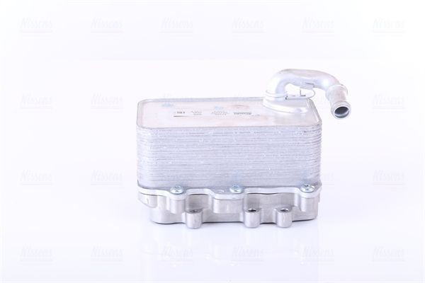 NISSENS Engine oil cooler 91100 NISSENS 91100 Porsche Panamera 970 engine oil cooler replacement