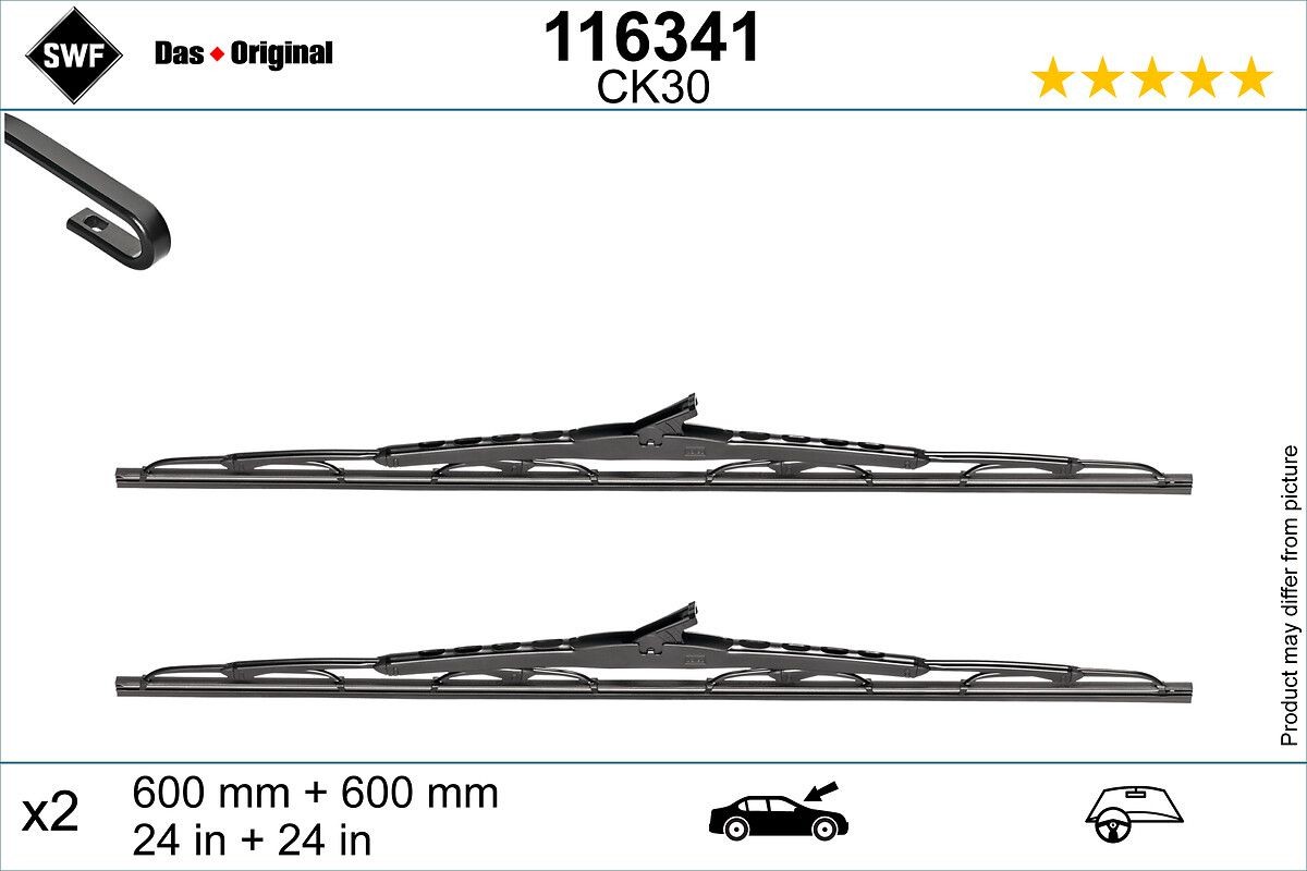 SWF Tergicristalli 116341 SWF 116341 Spazzole tergicristallo Nissan Interstar Bus originali prezzo