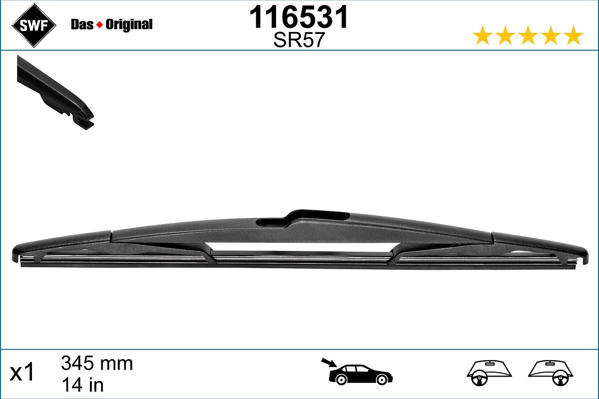SWF Tagumine kojamees 116531 Pesurikumm SWF LEVORG 116531 odav